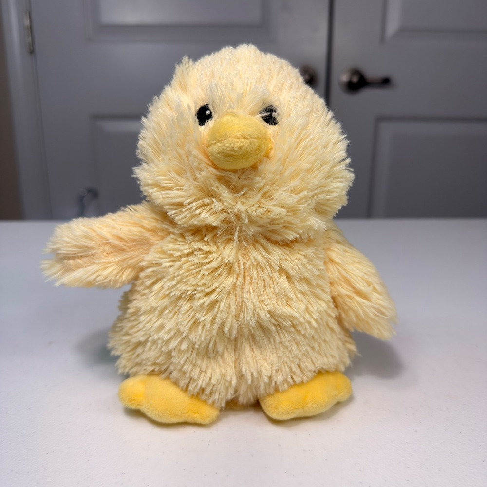 Warmies Yellow Chick Plush 8" Microwavable Lavender Scented Heat Pack